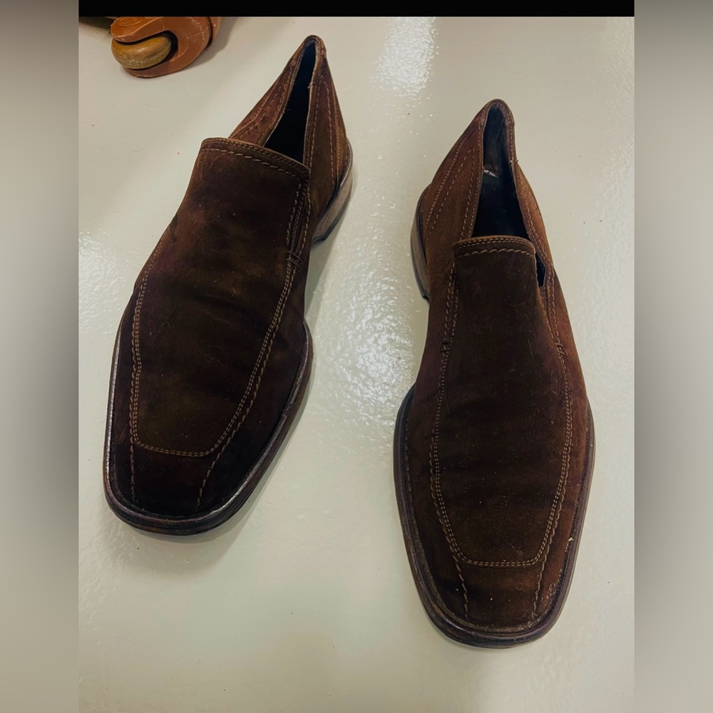 Hugo Boss Suede Slip-Ons . Casual & Stylish